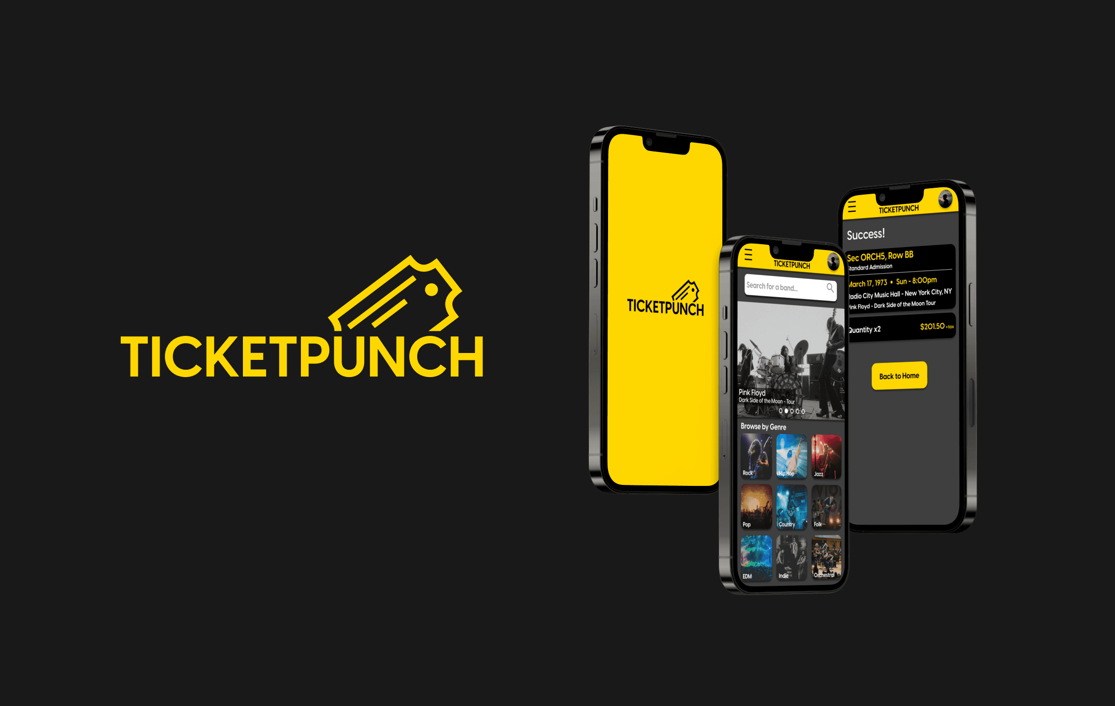 TicketPunch concert ticketing app